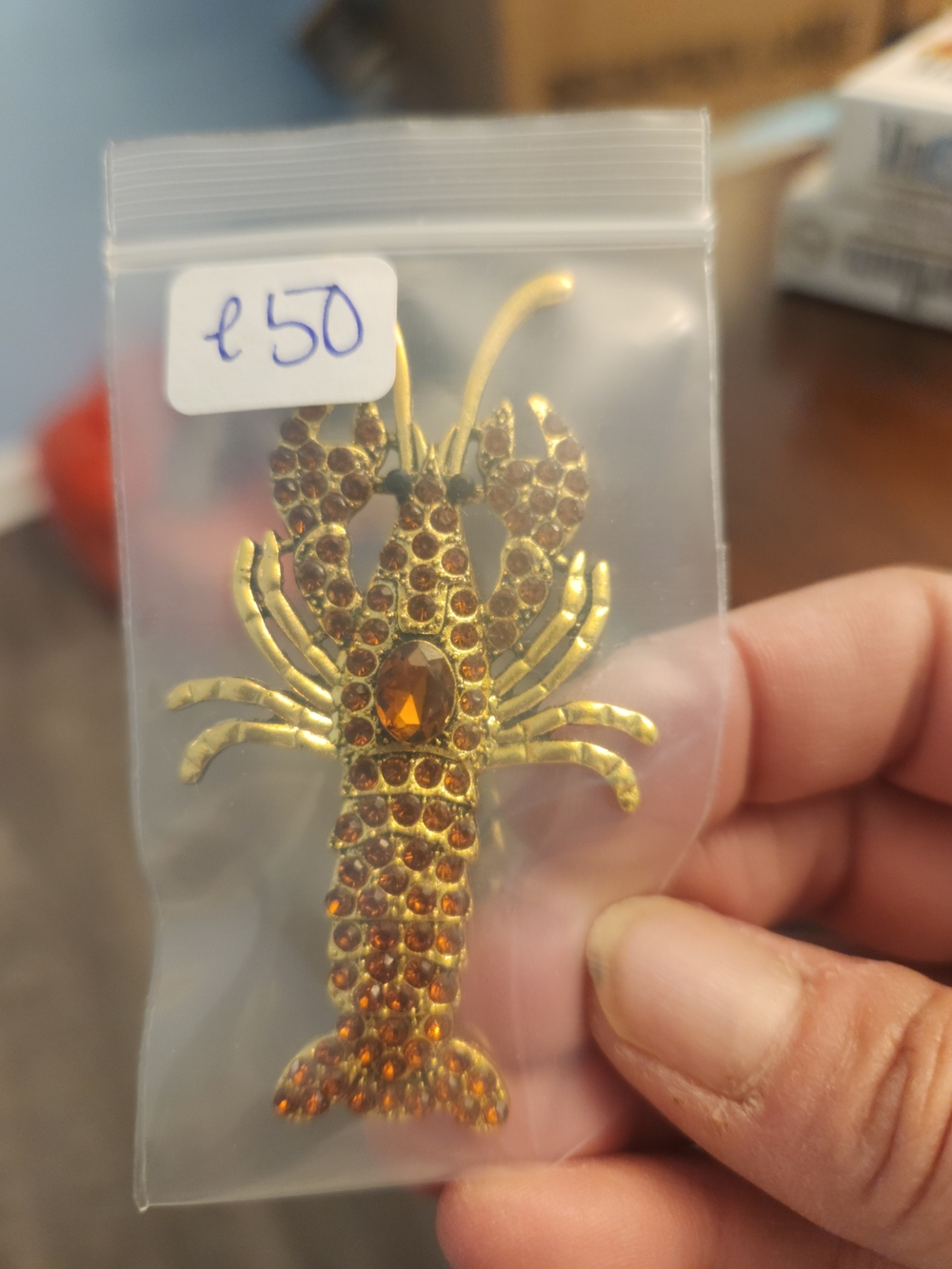 Lobster Brooch